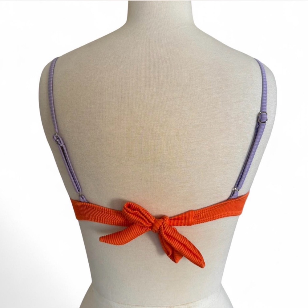 Colorblock Rib Underwire Bikini Set - Picture 4 of 5